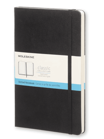 Cuaderno Clasico  Grande  Negro  Punteada  Tapa Dura 1