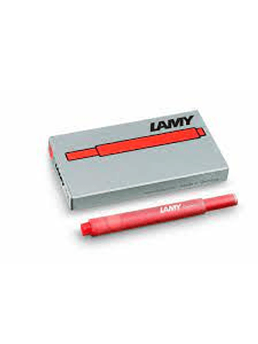 Cartuchos De Tinta T10 Lamy Rojo 1