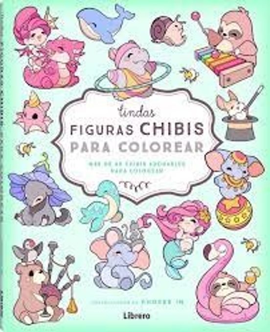 Lindas Figuras Chibis Para Colorear 1