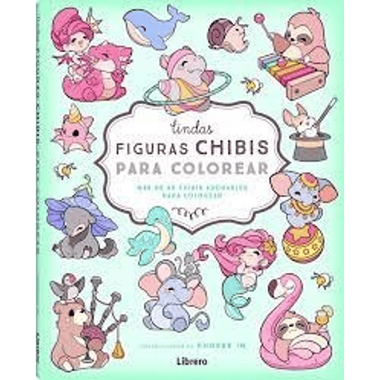 Lindas Figuras Chibis Para Colorear