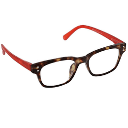 Lentes +1.0 Style One Tortoise Red