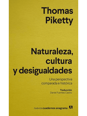 Naturaleza Cultura Y Desigualdades 1