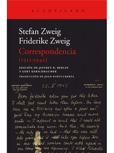 Correspondencia 1912 1942 1