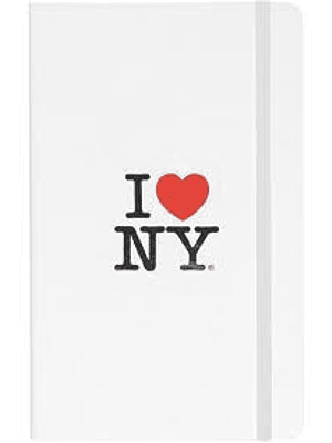Limited Notebook I Love Ny T Dura Large Blanca De Rayas
