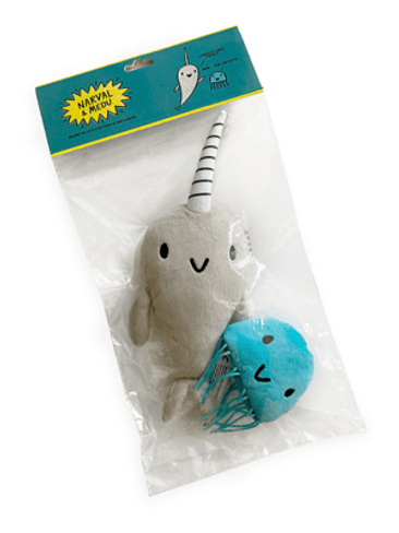 Muñeco De Peluche Narval Y Medu (Pequeño) 1