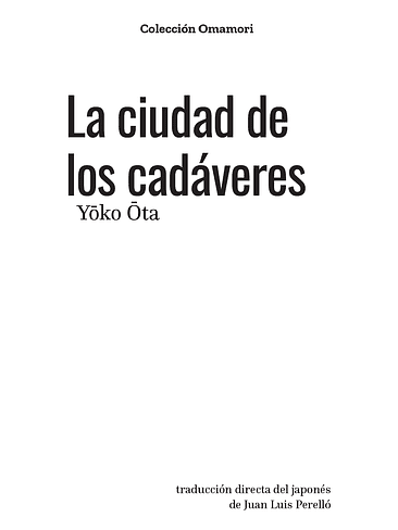 Ciudad De Los Cadavares, La 1