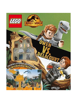 Lego Landscape Jurassic World: Owen Vs. Delacourt