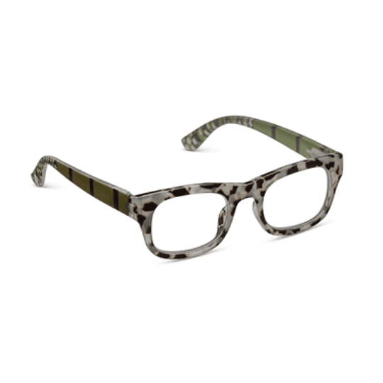 Lentes +2.5 Goldie Gray Tortoise Olive Picnic