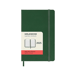 Agenda 12m 2025 Diaria Td Pocket Verde Mirto