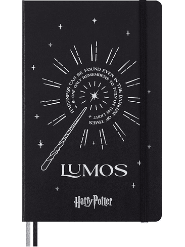 Limited Notebook Harry Potter Lumos Td Large De Rayas 1