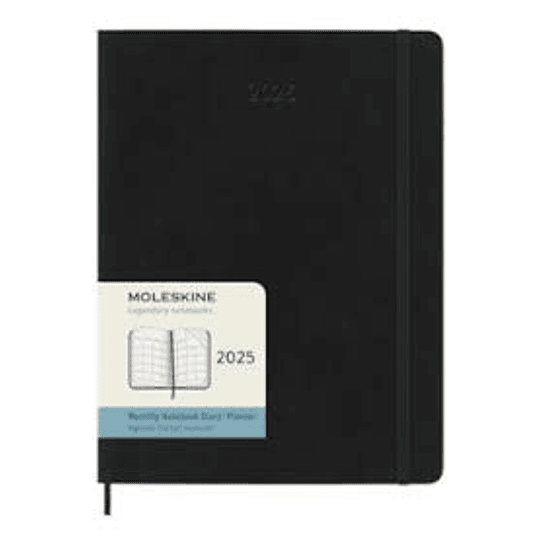 Agenda 12m 2025 Mensual Tb Xl Negro