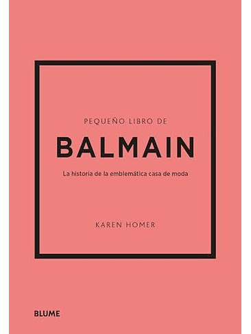 Pequeño Libro De Balmain 1