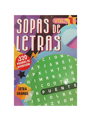 Sopa De Letras Volumen 1 