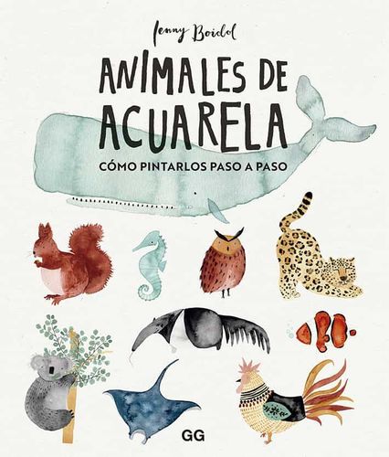 Animales De Acuarela: Como Dibujarlos Paso A Paso 1
