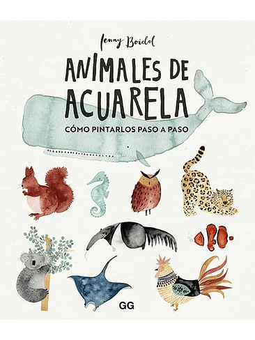 Animales De Acuarela: Como Dibujarlos Paso A Paso 1