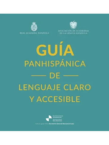 Guia Panhispanica De Lenguaje Claro Y Accesible 1