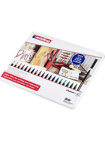 Set De 20 Marcadores Punta Fibra 1