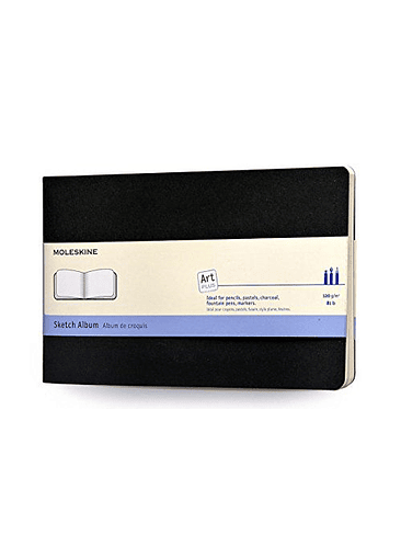 Album De Dibujo Grande Negro Tapa Blanda 1