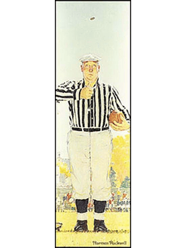 Marcapaginas The Referee The Toss Rockwell 1