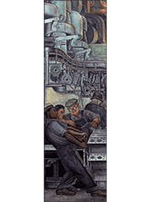 Marcapaginas Detroit Industry North Wall Rivera