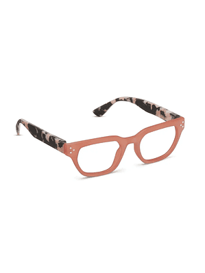 Lentes +1.0 Flora Coral Black Marble 