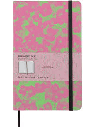 Limited Notebook Fluorescente Rosa Con Verde Td Large 1