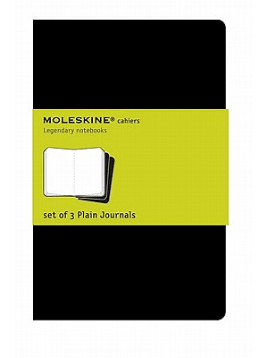 Set De 3 Cuadernos Grandes Negro Liso