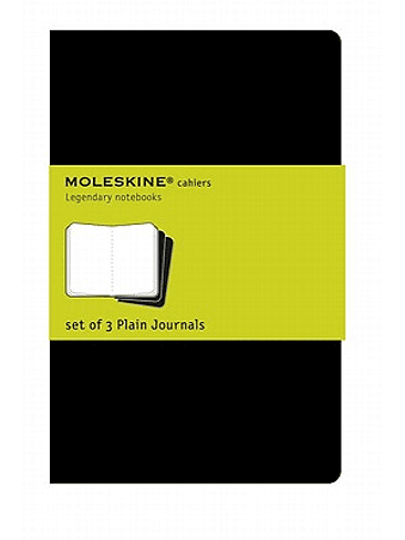 Set De 3 Cuadernos Grandes Negro Liso 1