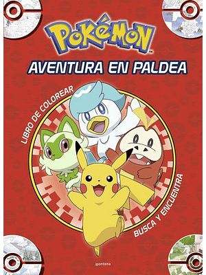 Pokemon Busca Y Encuentra Para Colorear Aventura En Paldea