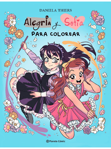 Alegria Y Sofia Para Colorear  	 1