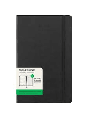 Agenda Sin Fecha Semanal Td Large Negro