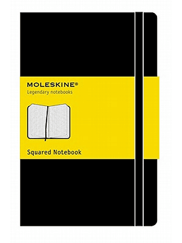 Cuaderno Clasico  Grande Negro Cuadriculado 1