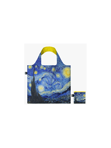 Bolsa Loqi Van Gogh Starry Night Neon Yellow 1