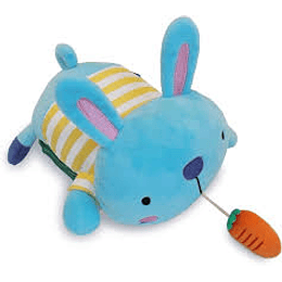 Peluche Rabbit Soft Shake And Squeak Book