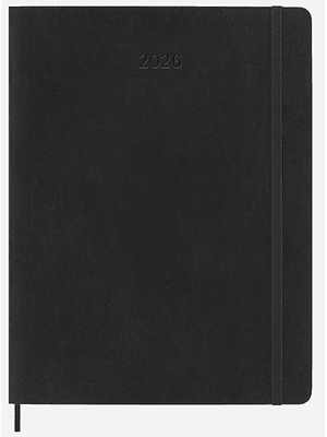Agenda 2026 Pro Semanal Vertical Negro Xl (Td)