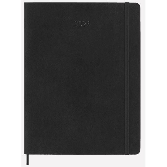 Agenda 2026 Pro Semanal Vertical Negro Xl (Td)