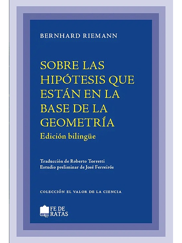 Sobre La Hipotesis Que Estan En La Base De La Geometria 1