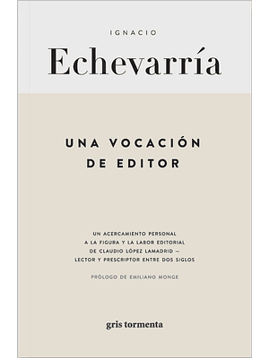 Una Vocacion De Editor