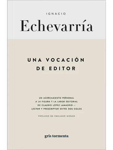 Una Vocacion De Editor 1