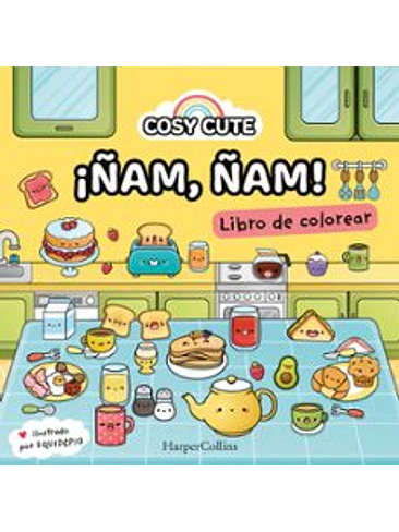 Cosy Cute ÑAm ÑAm Libro De Colorear 1