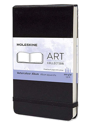 Art Watercolour Album Hc Pocket Black
