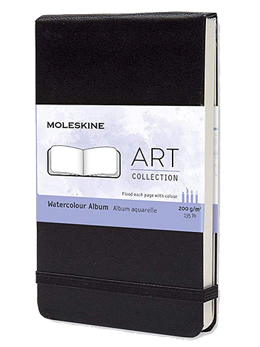 Art Watercolour Album Hc Pocket Black 1