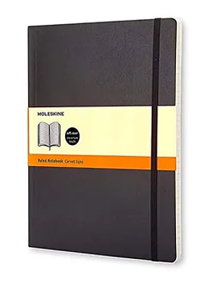 Cuaderno Clasico Xl Negro De Rayas