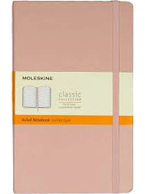 Classic Notebook Large Rosa Claro De Rayas Td