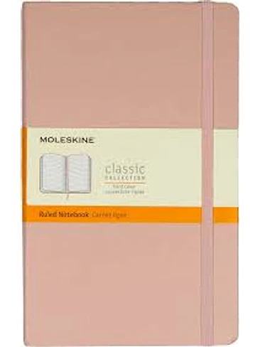 Classic Notebook Large Rosa Claro De Rayas Td 1