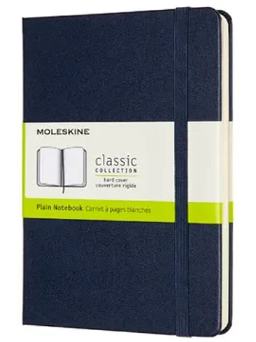 Cuaderno Clasico / Grande / Azul Zafiro / Lisa / Tapa Dura 1