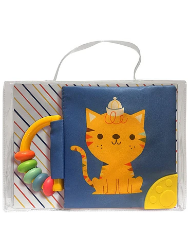Gato Mi Libro De Tela Suave Con Sonajera 1