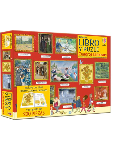 Libro Y Puzzle Cuadros Famosos 1