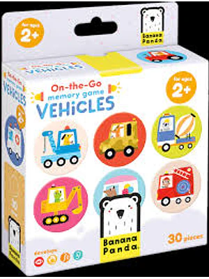 Juego De Memoria On The Go Vehicles