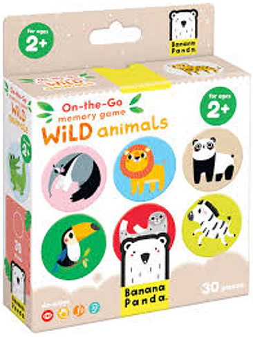 Juego De Memoria On The Go Wild Animals 1